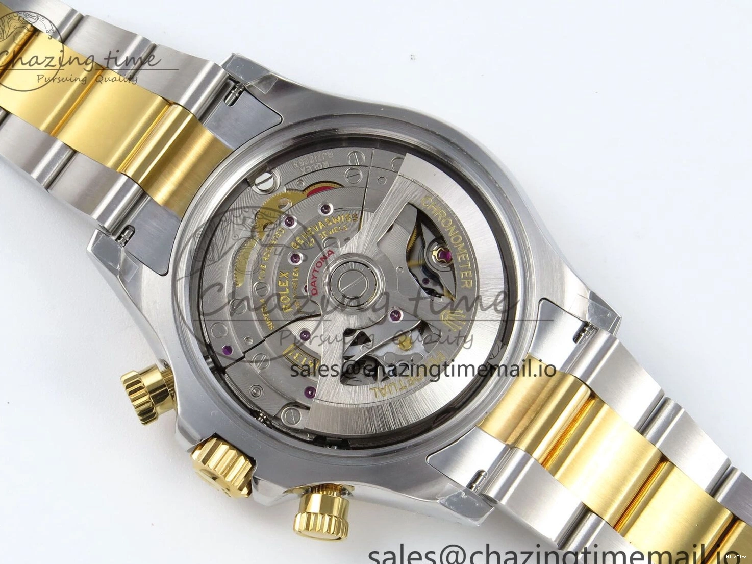 MiroTime 0128 Daytona 126503 QF 1:1 Best Edition Black YG Dial on SS YG Braclet SH4131 V Colorful 719